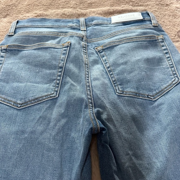 Redone straight leg jeans. Size 28. EUC. - Picture 6 of 6